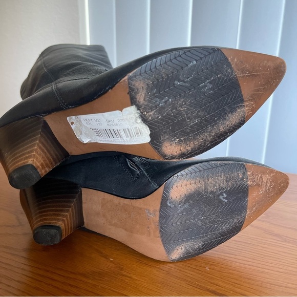 Naked Feet Semper Leather Boots Size 6.5 Black - Picture 10 of 16